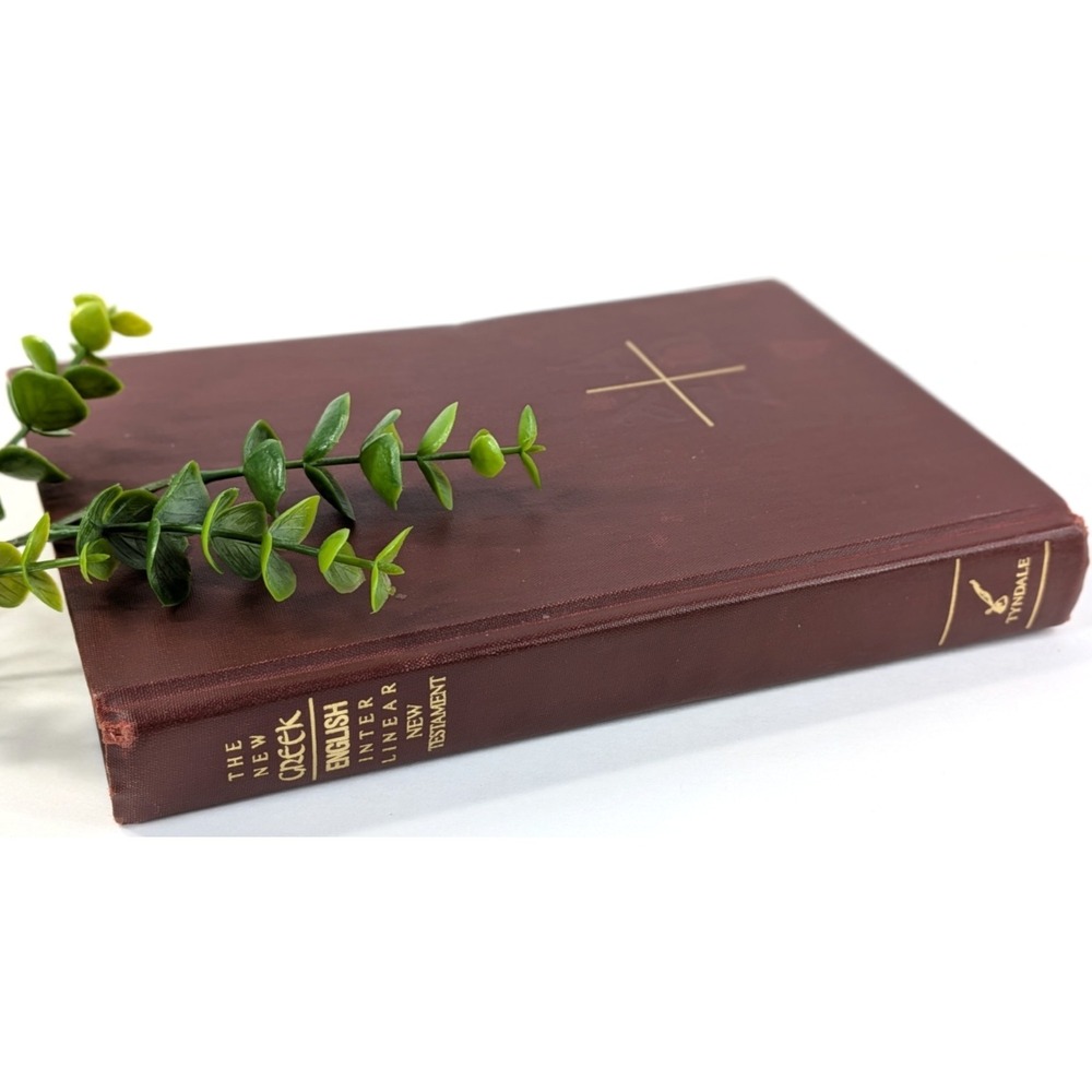 1990✝️The New Greek-English Interlinear New Testament NRSV Hardcover Tyndale SEE